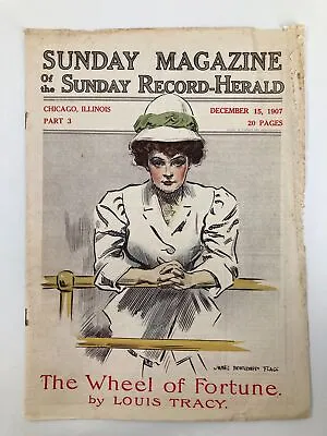 VTG The Sunday Magazine December 15 1907 The Wheel Of Fortune No Label • $26.97