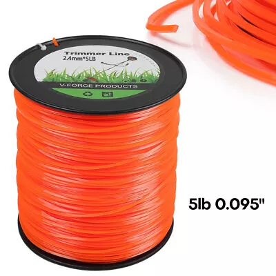 Trimmer Line In Spool 5 Lb .095  Square Commercial Grade Fits Echo Stihl  • $33.49