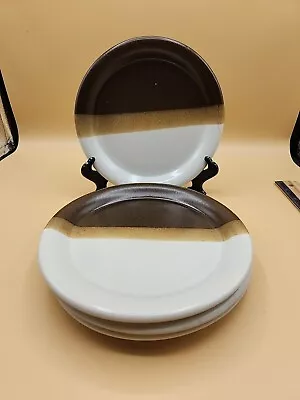 Mccoy Pottery Sandstone Salad Dessert Plates Set Of 4 • $45