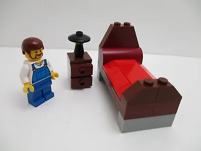 Lego Custom Bed Night Stand And Minifigure Furniture Pieces Parts • $8.49