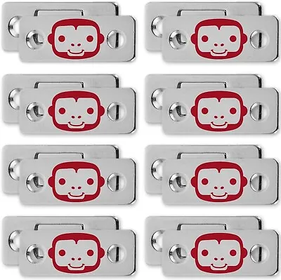 RUBY Monkey Magnets Plates Keep It All ShutAS-SEEN-ON-TV Ultra-Thin Magnetic • $16.45