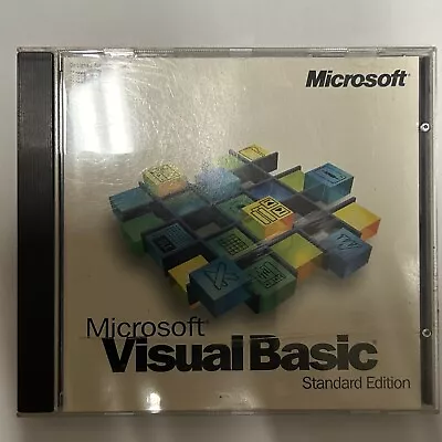 Microsoft Visual Basic Standard Edition CD With Key • $24.99