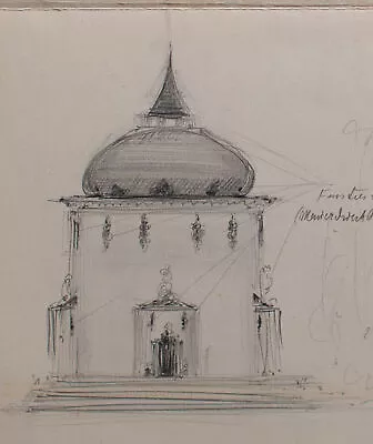 Willi Schmid Munich Secession Architectural Designs Tegernsee Drawing • $192.06