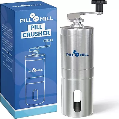 Pill Mill Pill Crusher - Crushes Multiple Tablets To A Fine Powder - Metal Pi... • $24.16