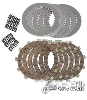 Kawasaki KH250 KH400 S1 S2 S3 Complete Clutch Kit TRK Plates & Springs T1-08 • £71.95