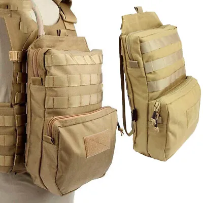 Tactical Molle 3L Hydration Pack Hydration Carrier Mobility For Hiking Climbing • $23.99