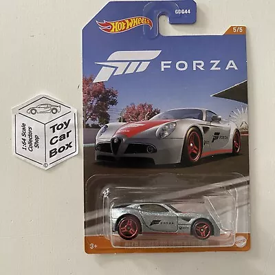 2023 HOT WHEELS Themed - Alfa Romeo 8C Conpetizione (Silver #5 Forza) D75 • $6.95