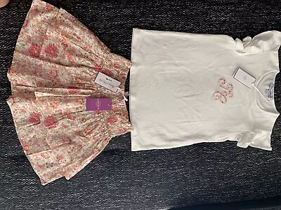 Tartine Et Chocolat Skirt And Top Set Liberty Print/ Size 12 Years Girl/ New • £76