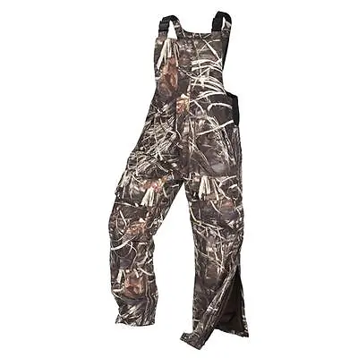 Cabela's Mens Waterfowl Extreme Realtree Max-4 Insulated Waterproof Hunting Bibs • $229