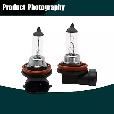 H11 Halogen Car Headlight 55W 12V 3400K Auto Low-Beam Driving Light Bulb Pair • $6.99