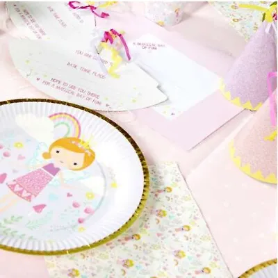 Fairy Princess Party Supplies Party Bags Decorations Balloons Tableware Banner • £4.15