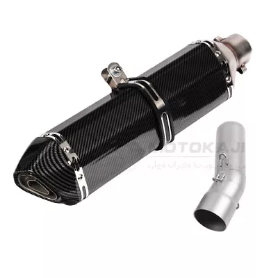 Motorcycle Exhaust Mid Tail Muffler Kit Stainless For BMW F650GS / F800GS  • $133