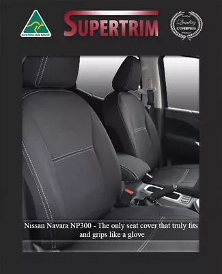 FRONT Seat Cover Fit Nissan Navara NP300 (May 2015 - Now) Neoprene Waterproof • $229