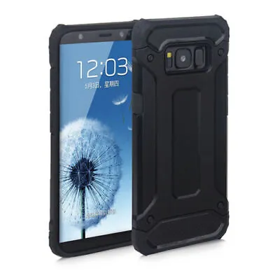 Hybrid Armor Shockproof Rugged Bumper Case For Samsung Galaxy S8 Plus G955 • £2.49