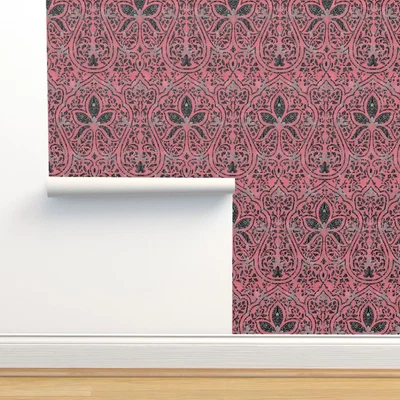 £8.90 • Buy Removable Water-Activated Wallpaper Indian Persian Batik Ikat Rajkumari Royal