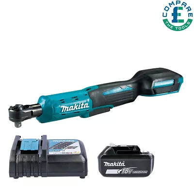 Makita DWR180 18V 1/4  & 3/8  Ratchet Wrench With 1 X 5.0Ah Battery & Charger • £245.98