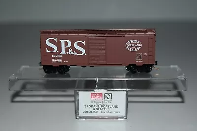 N Scale MTL 02000850 Spokane Portalnd & Seattle 40' Single Door Boxcar C14513 • $17.99