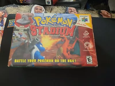 $110 • Buy Pokemon Stadium (Nintendo 64, 2000) N64 Transfer Pack Included