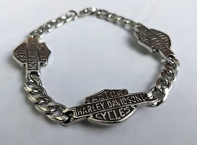 Men's Harley Davidson Stainless Steel Biker Motorcycle Bracelet 9  • $49.99