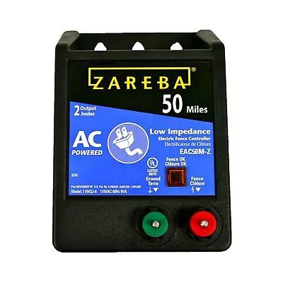 Zareba EAC50M-Z AC-Powered Low-Impendence Electric Fence Charger - 50 Mile El... • $160.23