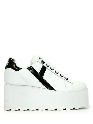 YRU Youth Rise Up Lala Strype White Black Stripe Womens Shoes Sneaker Platform • $174.83