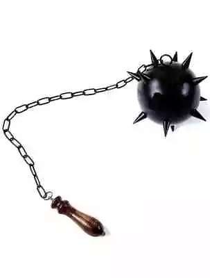 Medieval 16th Century Chin Ball Weapon Iron & Wood Knight Weapon For Home Decor • $71.20