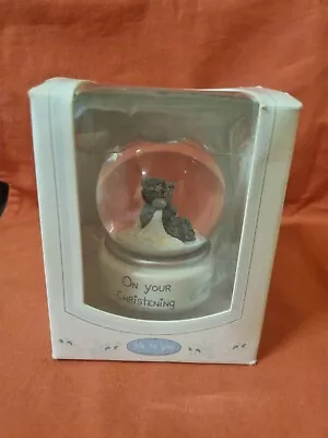 £11.50 • Buy Me To You Snow Globe On Your Christening In Original Box