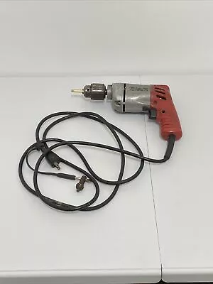 Vintage Milwaukee 3/8  Variable Speed Corded Drill Driver 0222-1 With Key • $39.99