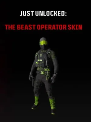 Call Of Duty Modern Warfare 3  The Beast Operator Skin COD 20 SKIN! • $5.12