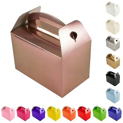 £41.99 • Buy Recyclable Plain Party Food Boxes Children's Wedding Favour Kids Birthday Gifts