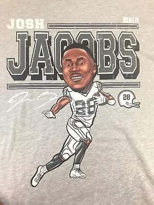 Las Vegas Raiders Josh Jacobs #28 Mens 4xl Nflpa Autograph Shirt Nwt Oakland • $15.99