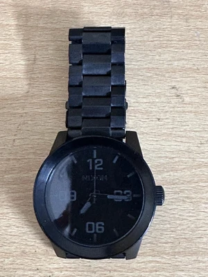 £44.50 • Buy Nixon MENS Watch Take Charge THE CORPORAL 100M Stainless Steel 15F - Black Grey