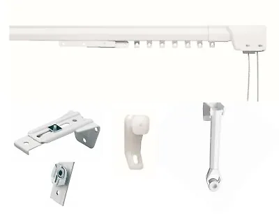Swish ® ULTRAGLYDE Steel Extendable Corded Track Gliders Brackets White • £5.29