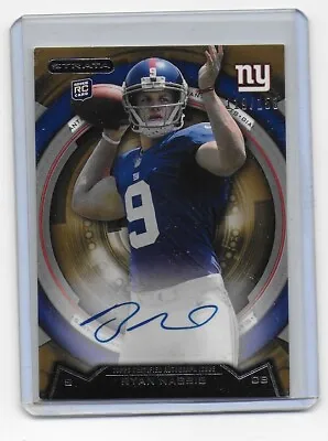 RYAN NASSIB 2013 Topps Strata RC Rookie Auto Autograph #3 Giants Syracuse  /150 • $5