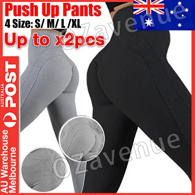 $12.95 • Buy TikTok Women Yoga Pants Leggings High Waist Anti Cellulite Butt Lift Gym Fitness