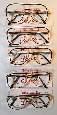 Vintage 5 Pc Lot ELAN 62 5029 54/18 Eyeglass Frame New Old Stock #363 • $19.99