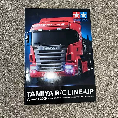 Tamiya 64444 R/C Line-Up Volume 1 2009 (English/RC) (Highline/Scania R620) NEW • £10