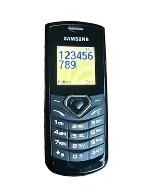 Samsung GT E1170 - Black (Vodafone/Lebara) Mobile Phone [Grade B] • £6.49