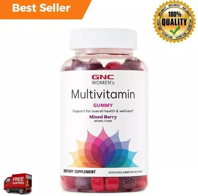 GNC Women's Daily  Multivit'amin Mixed Berry Flavor | 120 Gummies HOT SALE ✨ • $17.91