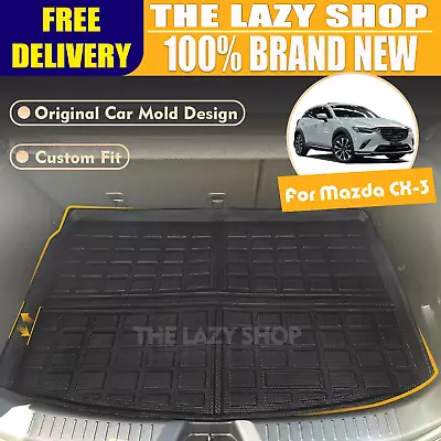 3D TPE Rear Boot Mat Cargo Mat For Mazda CX3 CX-3 2015+ • $58.50