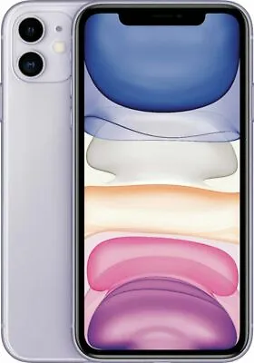 $219 • Buy Apple IPhone 11 64GB Fully Unlocked (GSM+CDMA) Purple NO FACE ID