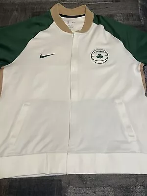 Boston Celtics Nike Men’s 2024-24 City Edition Showtime Full Zip Jacket Size XL • $125