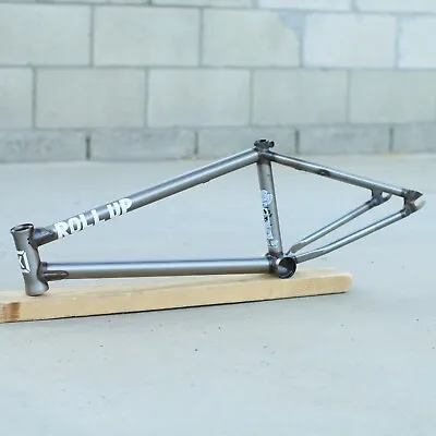 Kink Bmx Roll Up Bicycle Frame Matte Raw Hobie Doan Chromoly • $399.95