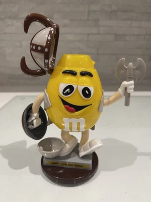 £14.99 • Buy Mars M&M Erik The Yellow Peanut Chocolate M&Ms Viking Model Figure Dispenser