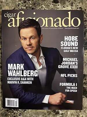 $10 • Buy BRAND NEW Cigar Aficionado Magazine October 2023 Mark Wahlberg FREE SHIPPING USA