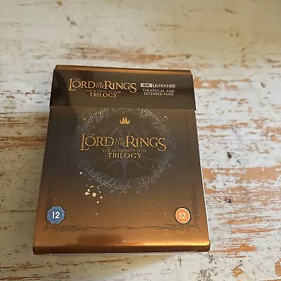 The Lord Of The Rings - Trilogy 4K UHD Steelbook Boxset( Extended & Theatrical ) • £99.99