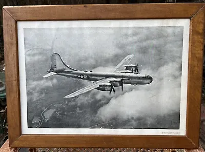 WWII Era John Faber Photograph Of Boeing B-29 Bomber For Bechtel-McCone • $79.95