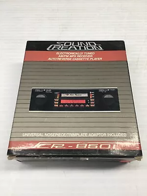 $29.95 • Buy Vintage Sound Creation SCR-8501 AM/FM Cassette Car Radio Untested