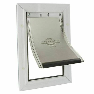 £54.78 • Buy PetSafe Staywell Aluminium Dog Door Flap Energy Efficient Magnetic Lock - Medium