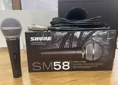 SM58S SM58 Dynamic Vocal Microphone With On/Off Switch Free Shipping US New • $36.92